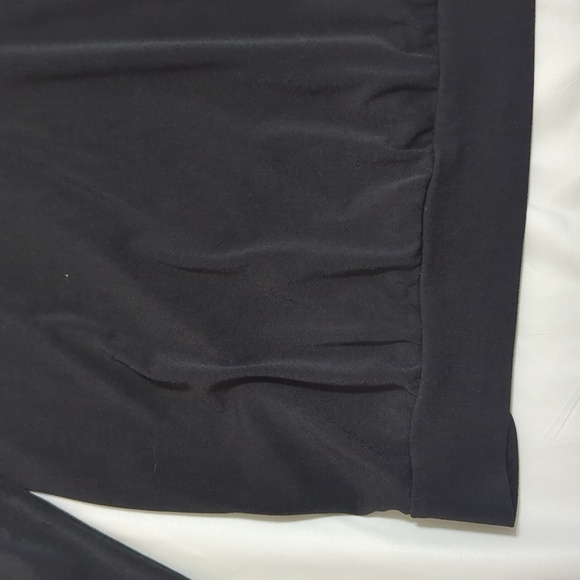 Banana Republic V-Neck Long Sleeve Wrap Top, Color Black Size S - Picture 4 of 14